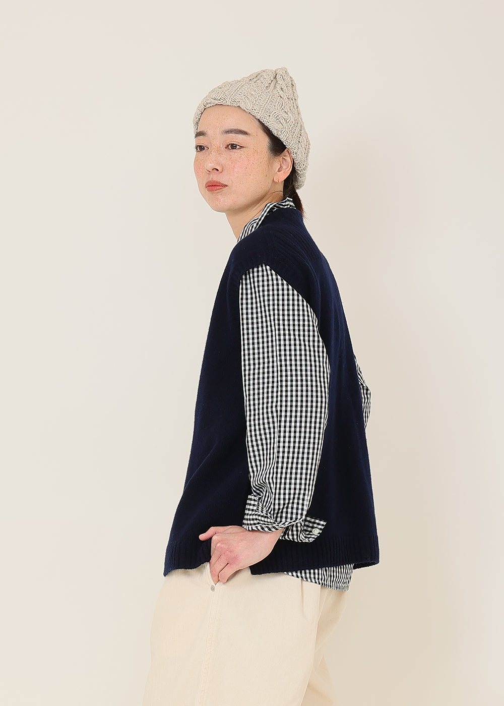 ネイビー model:164cm