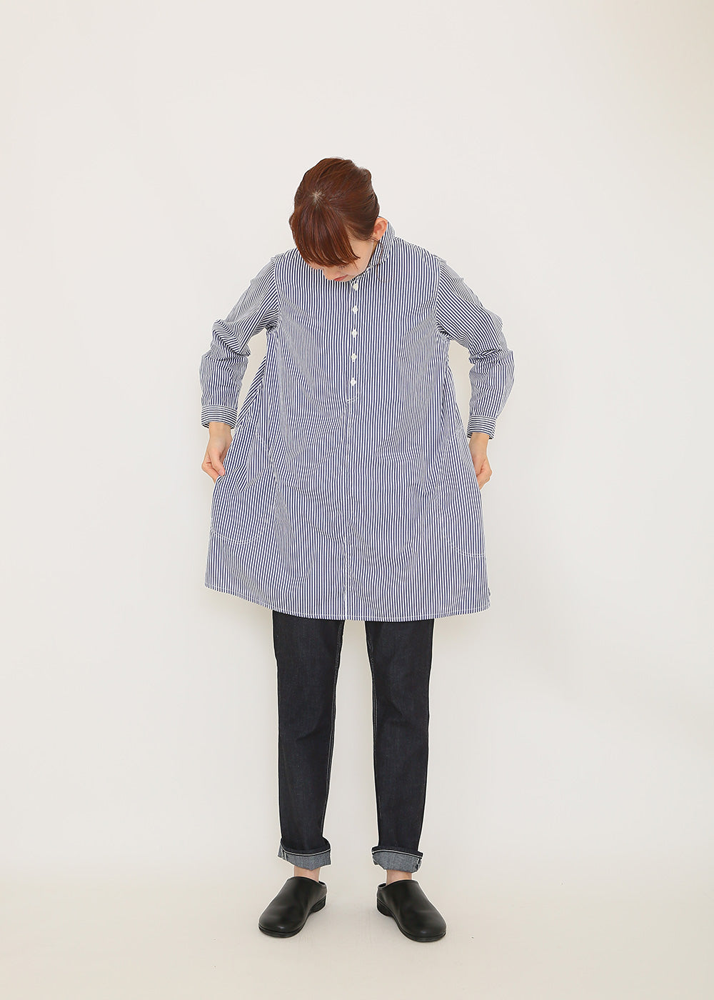 ネイビーストライプ model:170cm