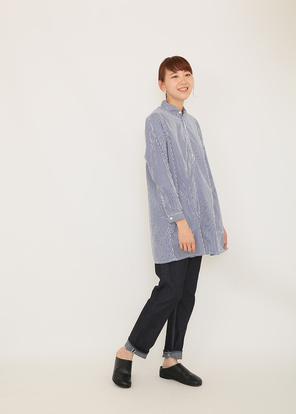 ネイビーストライプ model:170cm