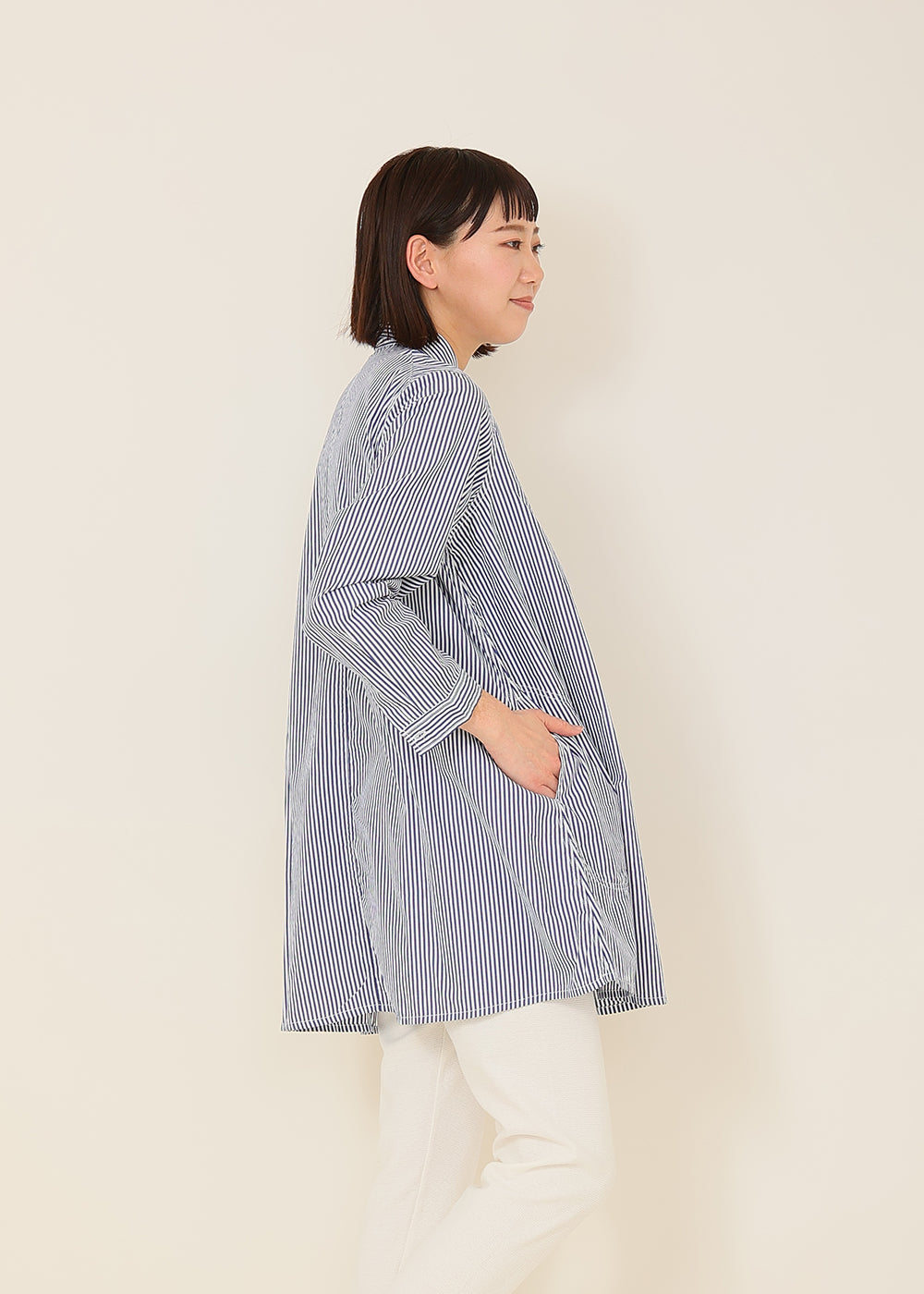 ネイビーストライプ model:170cm