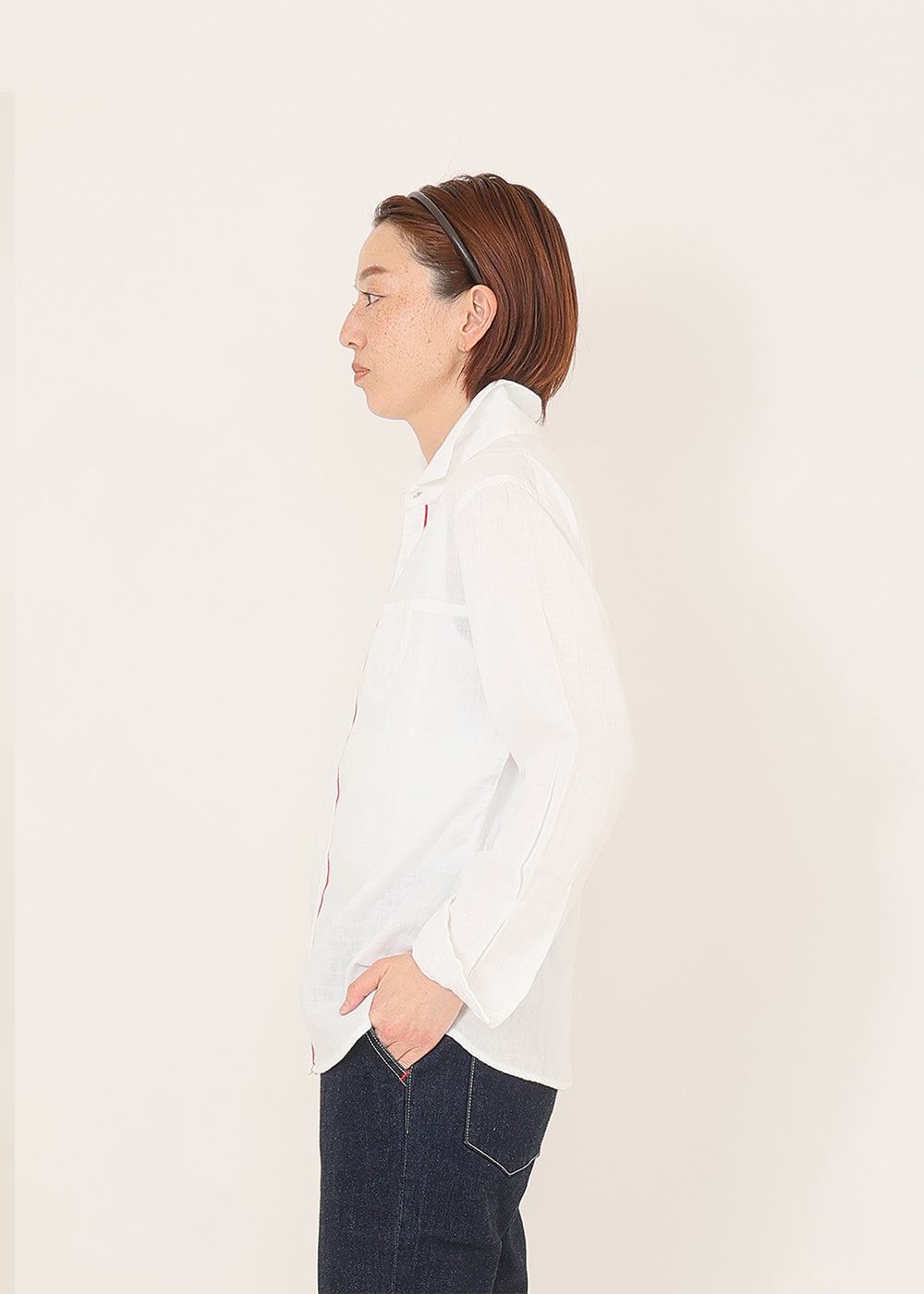白×アカ model:164cm