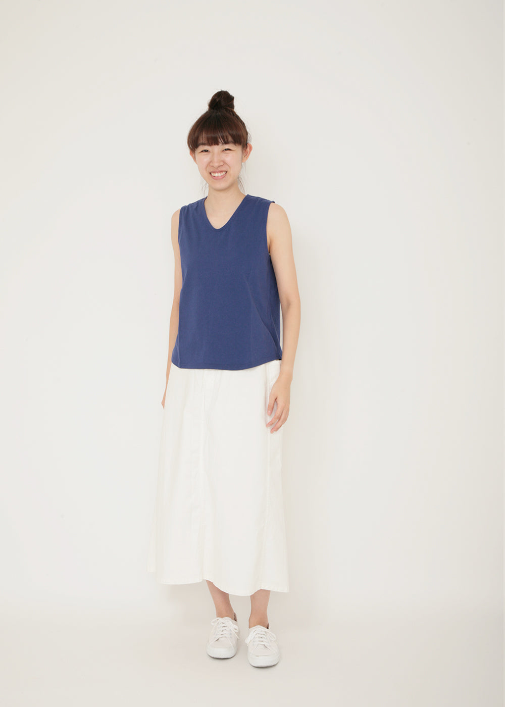 ダークブルー model:164cm