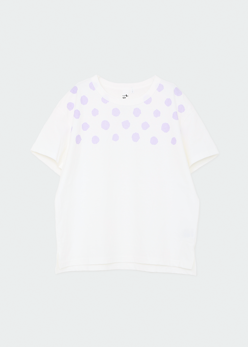 白 × ラベンダー