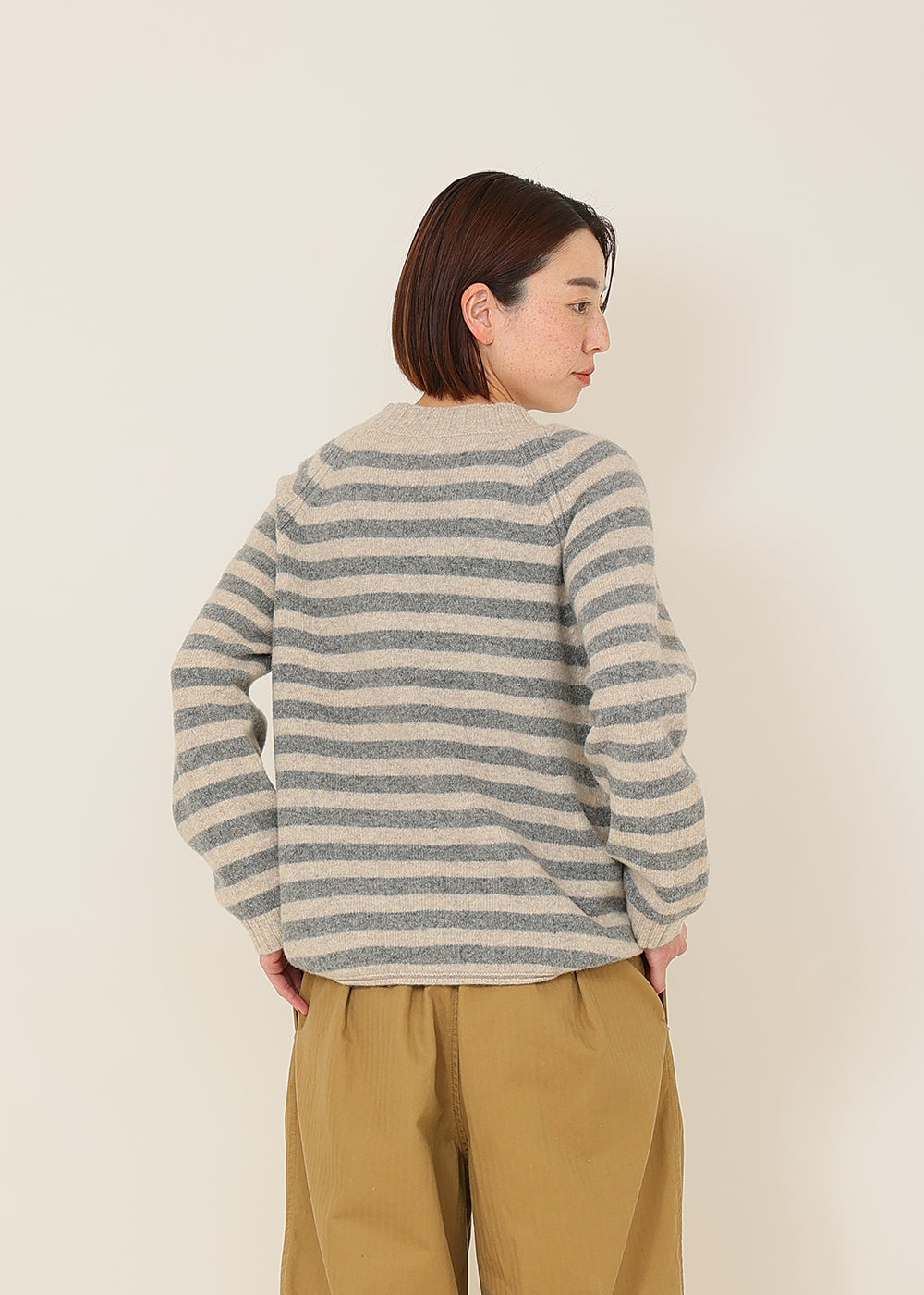 ナチュラル×グレー model:164cm