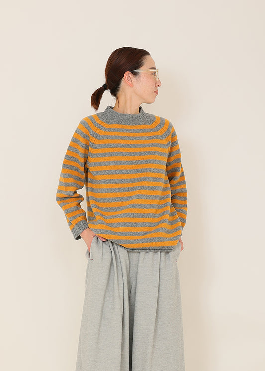 グレー×マスタード model:164cm