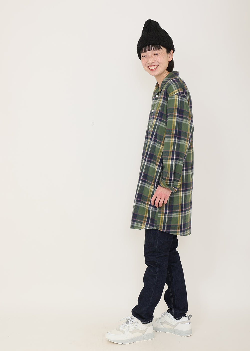 カーキタータン model:164cm
