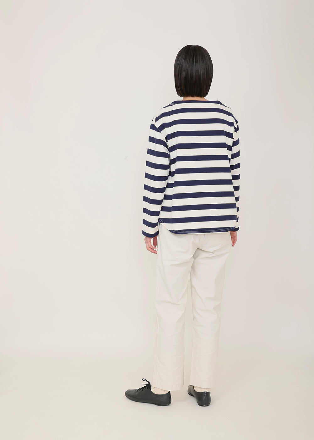 生成×ネイビー model:164cm
