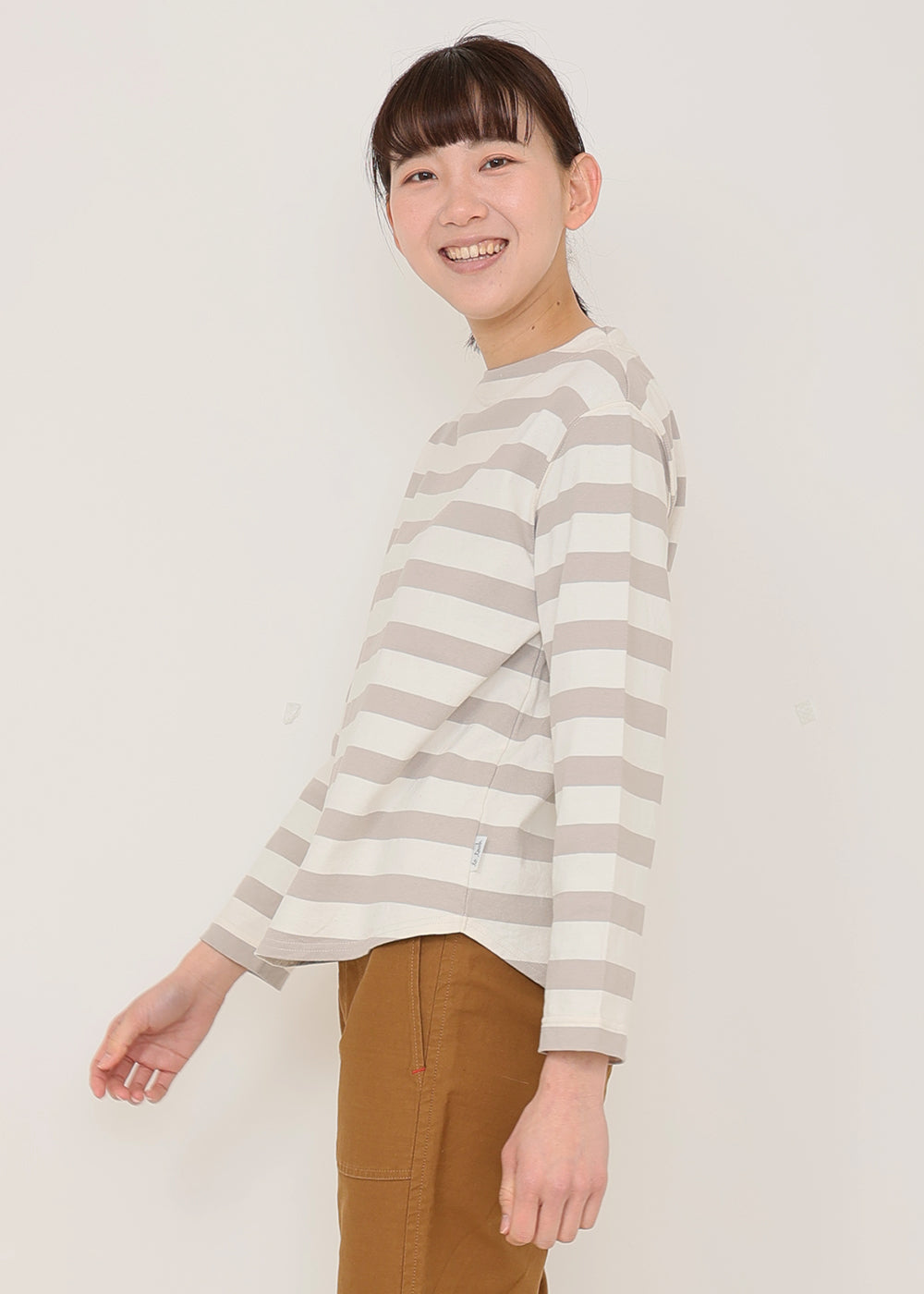 生成×グレー model:170cm