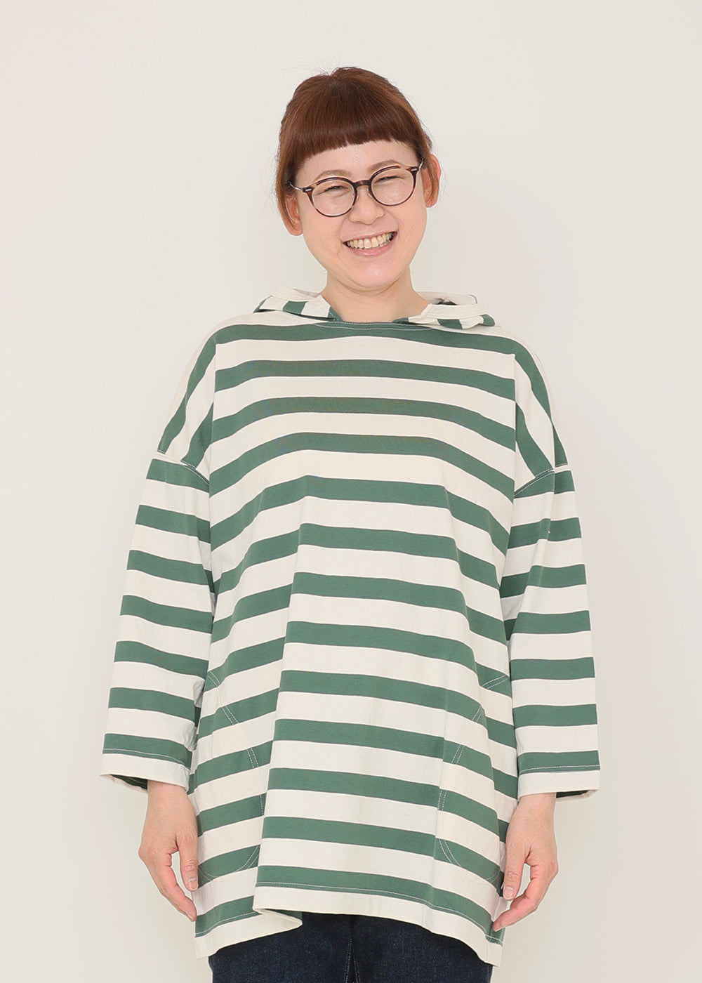 生成×グリーン model:162cm