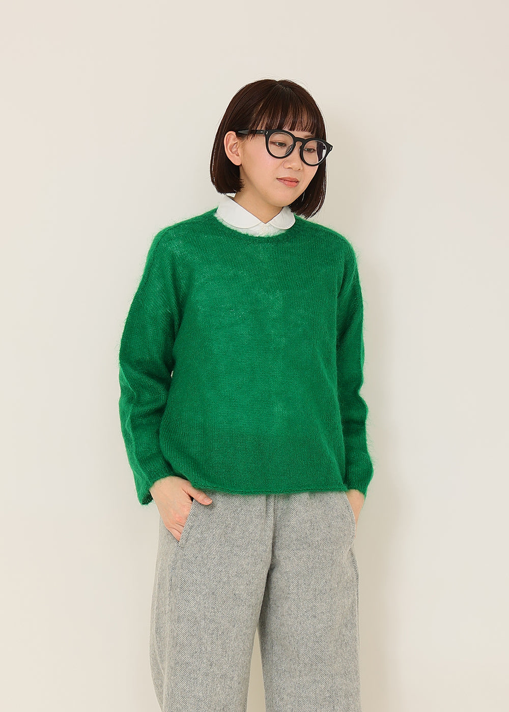 キッドモヘヤリラックスニット