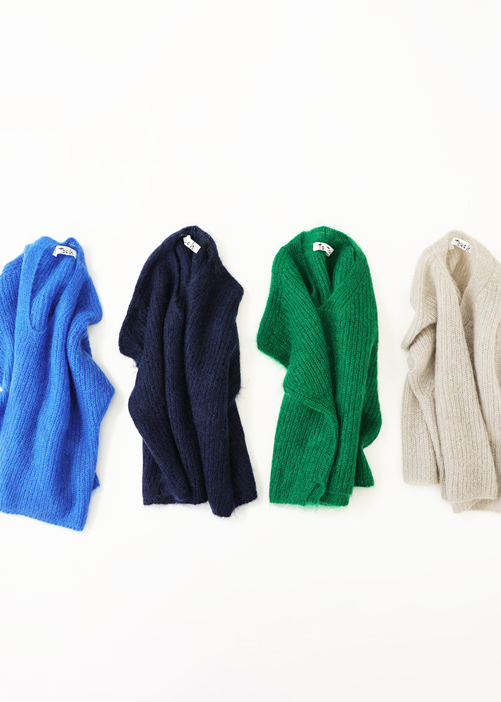 Kid Mohair Ribbed French Vest