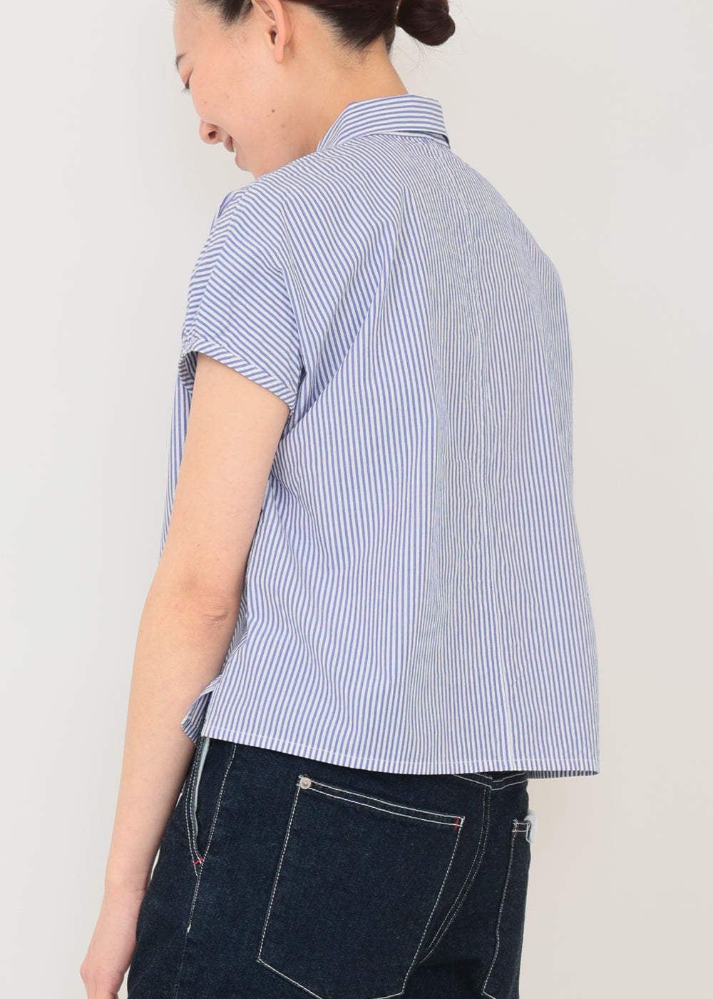 ブルーストライプ model:170cm