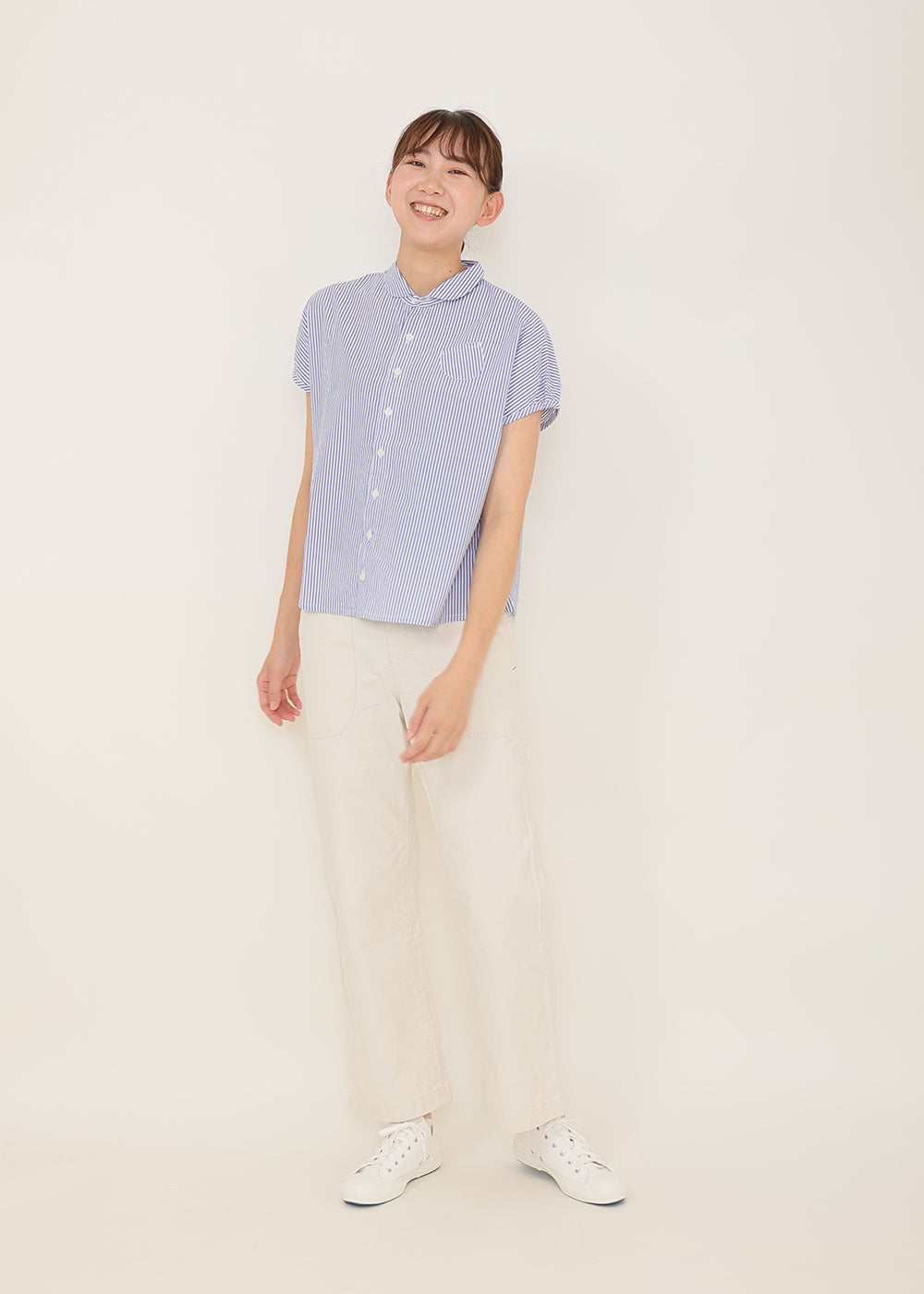 ブルーストライプ model:170cm