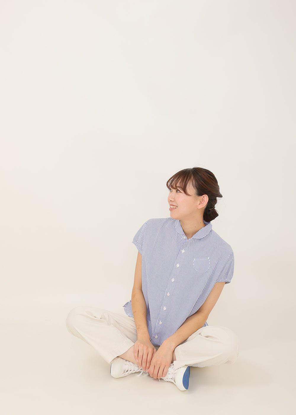 ブルーストライプ model:170cm