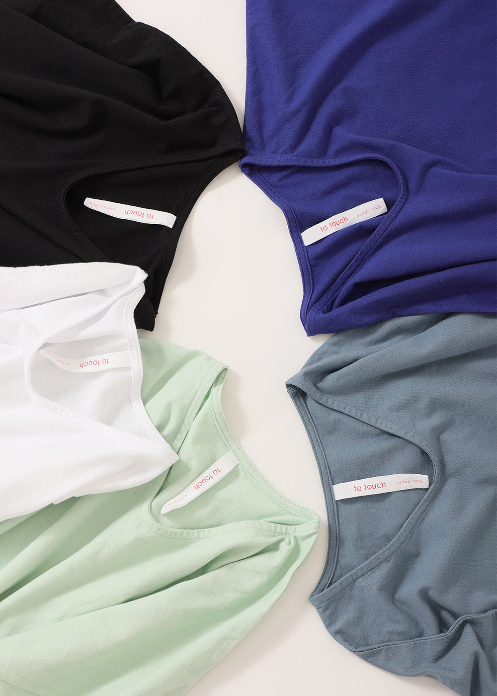 ナチュラルコットン 長袖ワイドTシャツ
