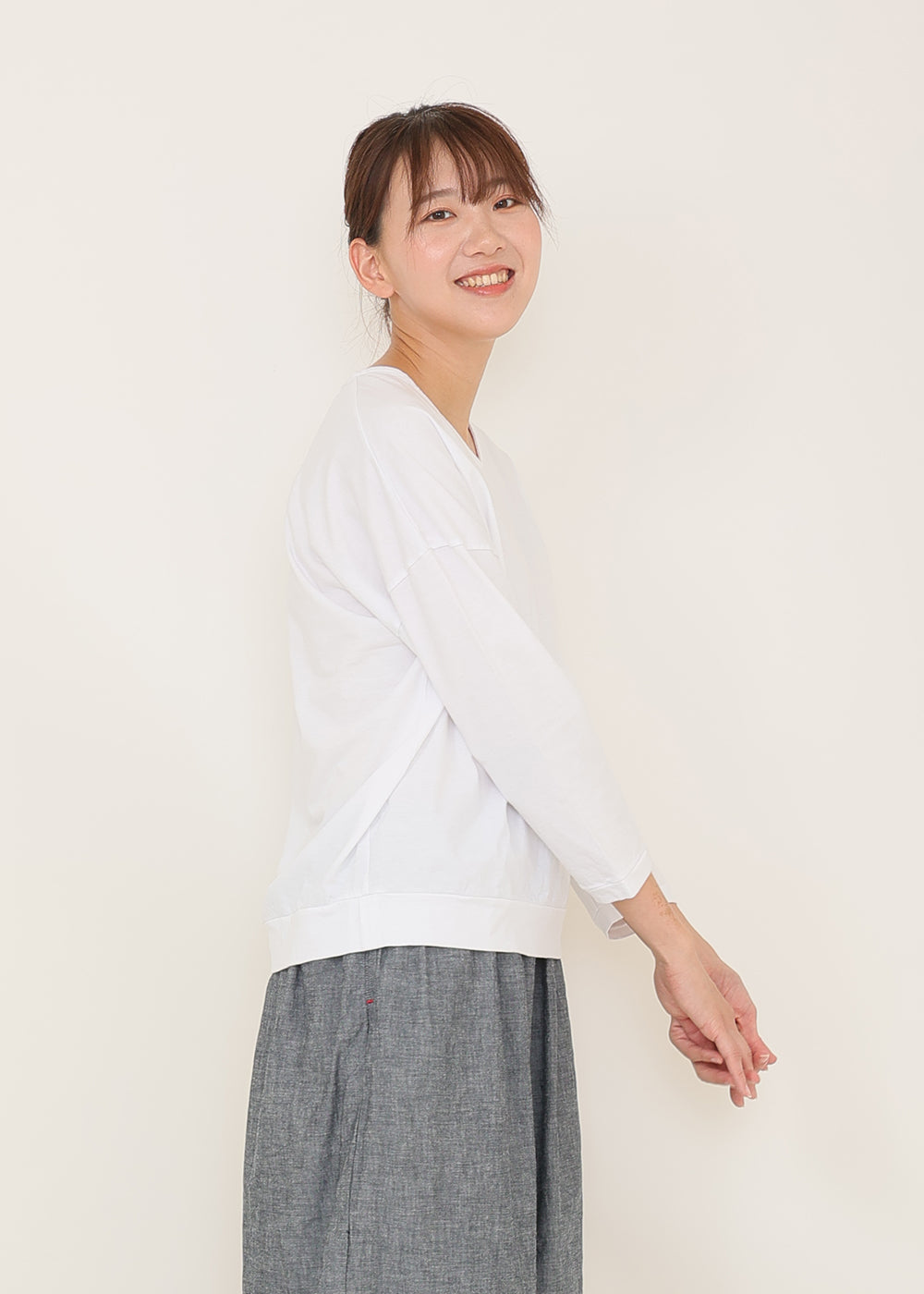 白 model:170cm