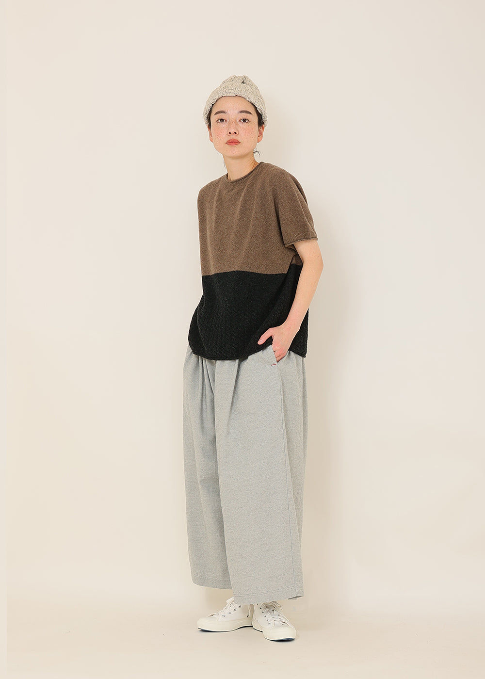 ブラウン×チャコール model:164cm