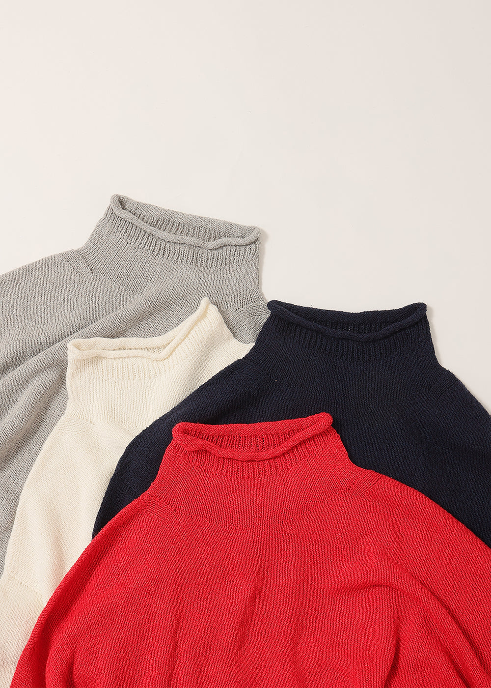 Silk cotton turtleneck