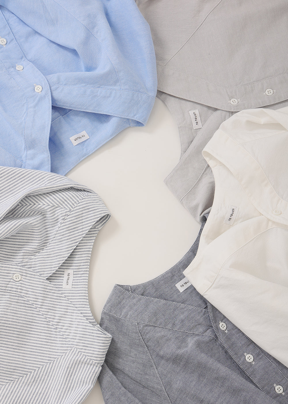 Combed Oxford V-neck Tunic