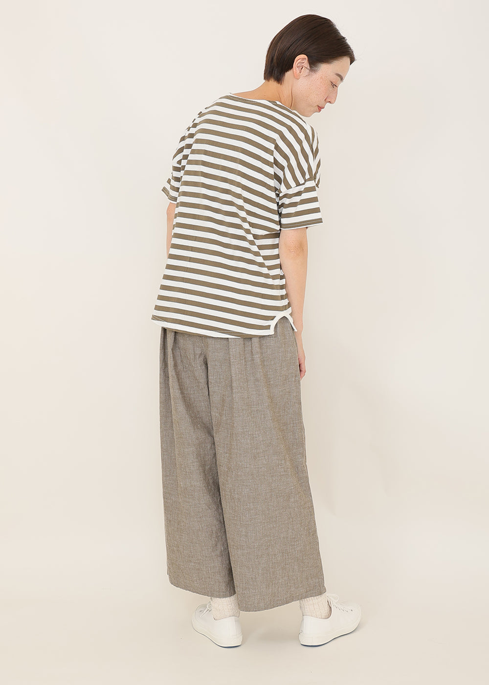 ブラウンシャンブレー model:164cm