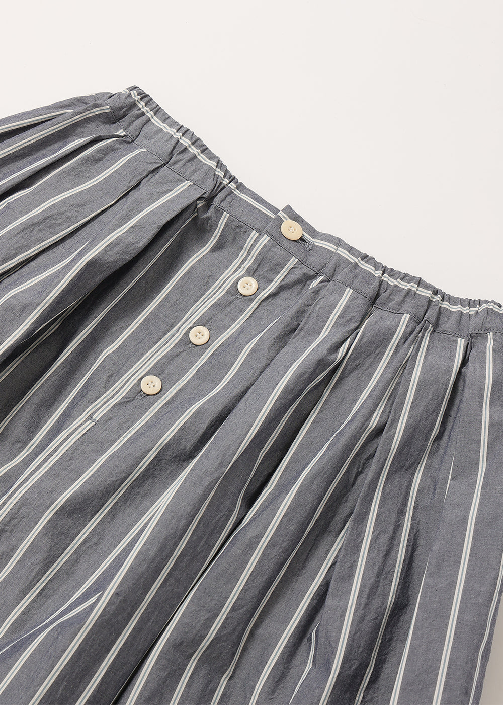 Organic Striped Tuck Skirt