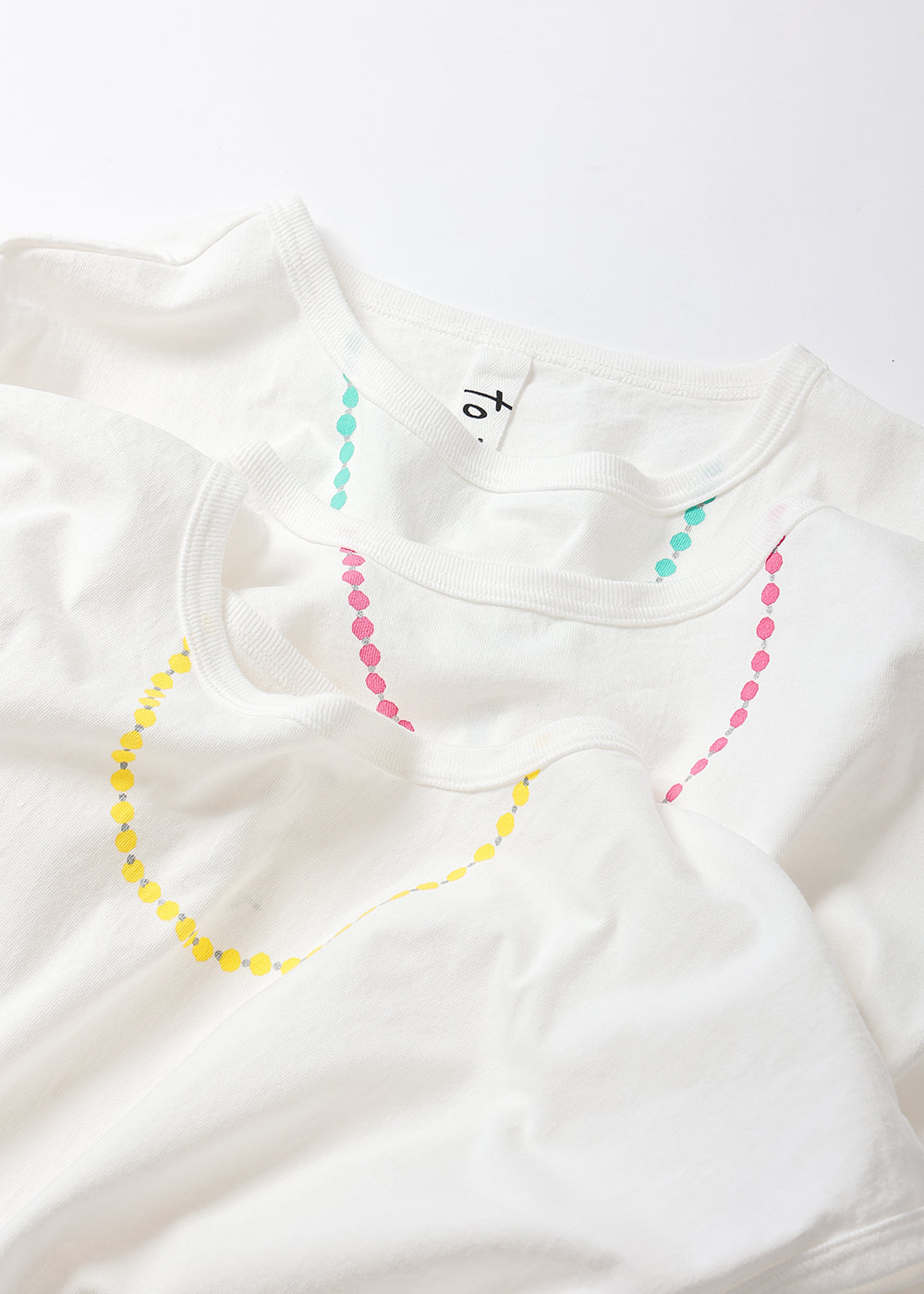 ドライコットンネックレスプリントフレンチ