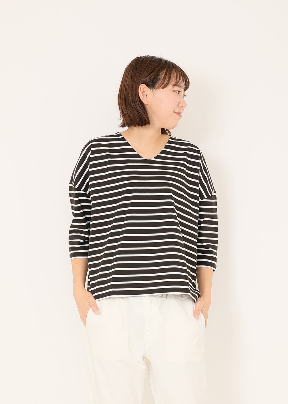 ブラック×ホワイト model:170cm