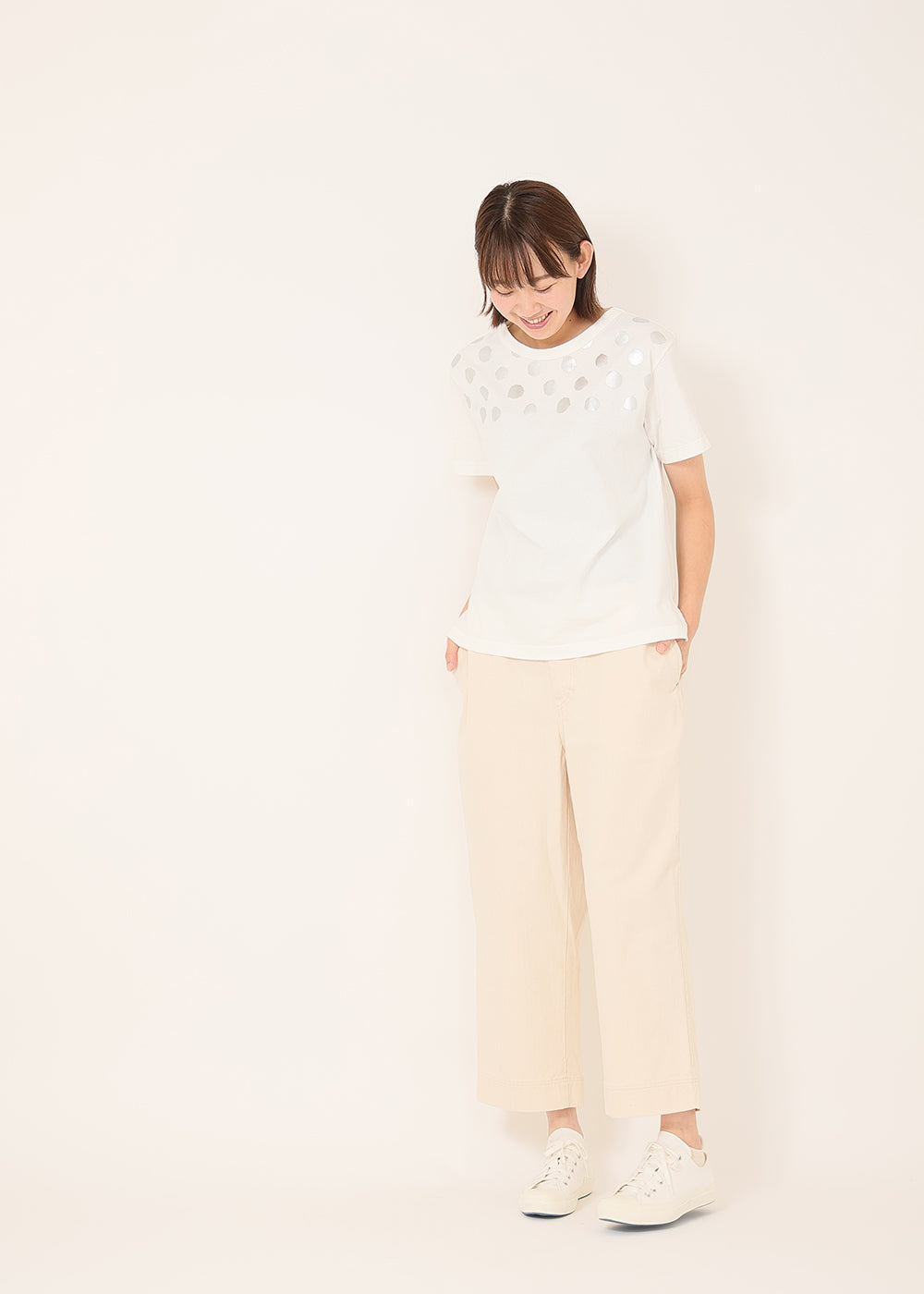 白×シルバー model:170cm
