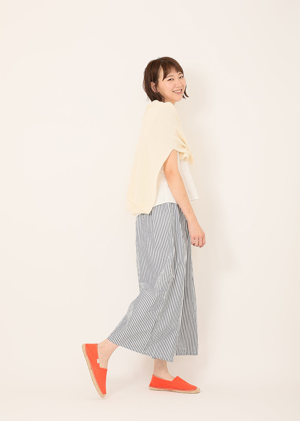 ネイビーストライプ model:170cm