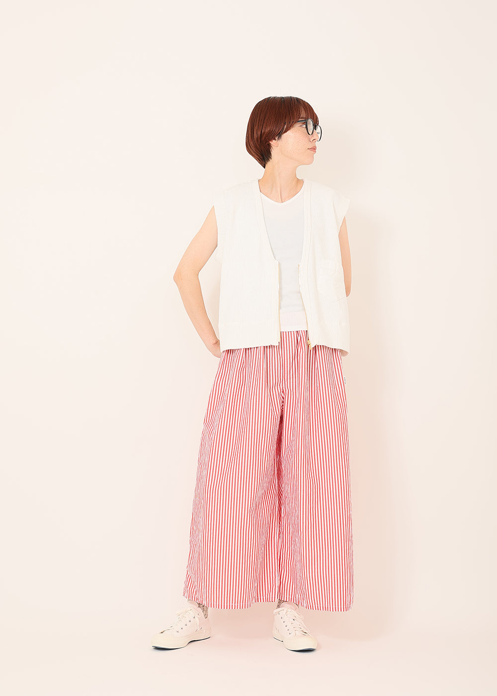 レッドストライプ model:164cm