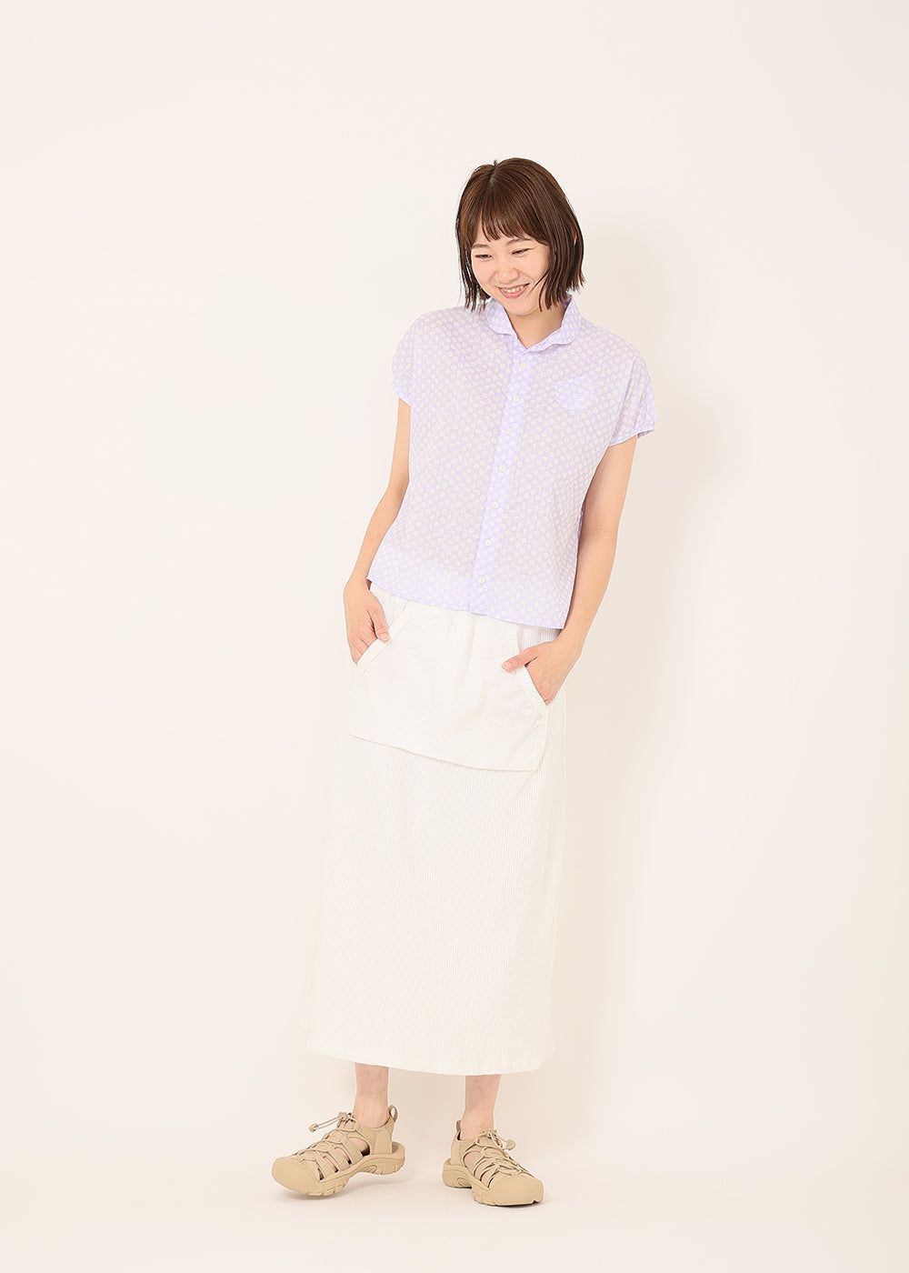 白 model:170cm