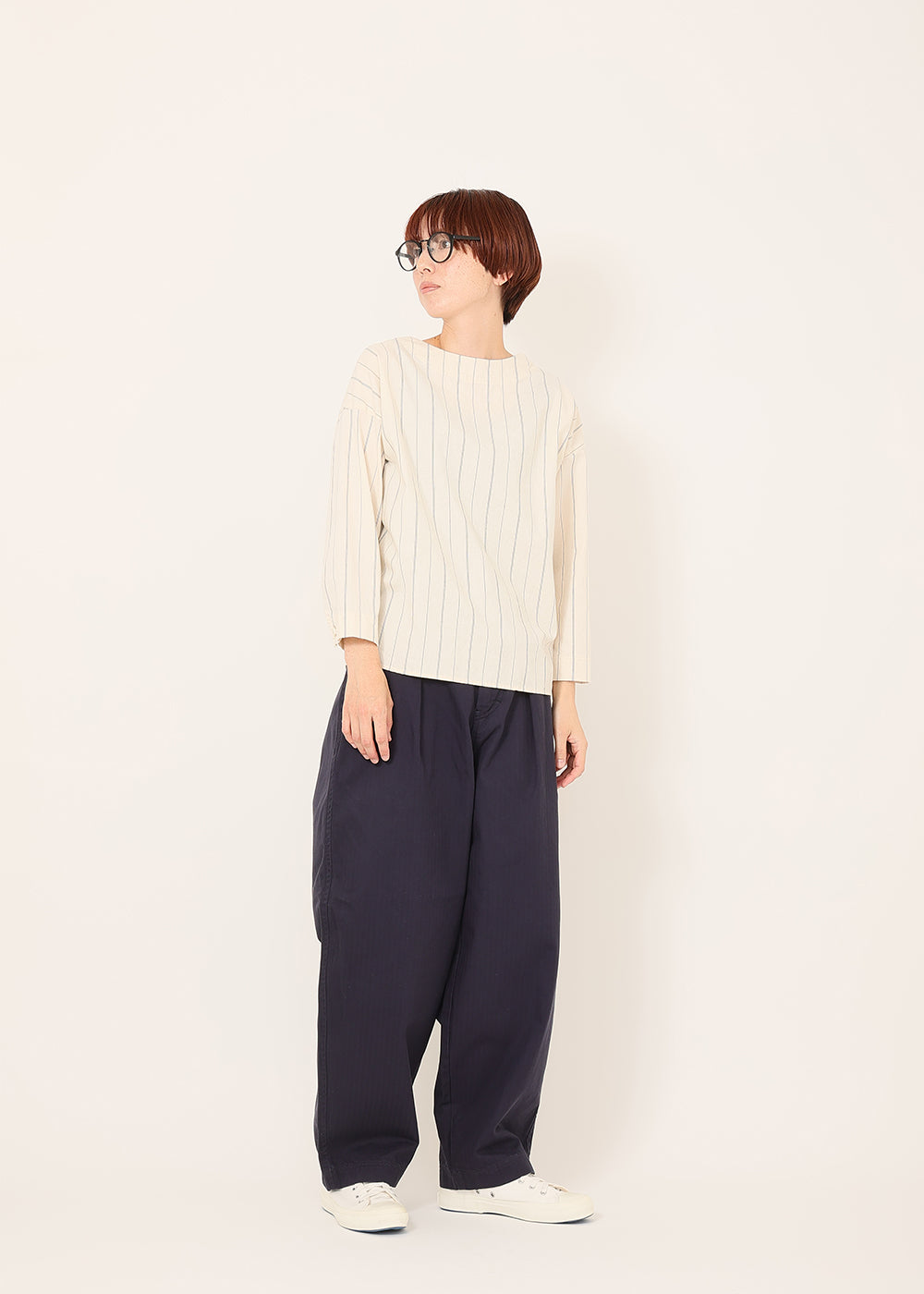 ネイビーストライプ model:164cm