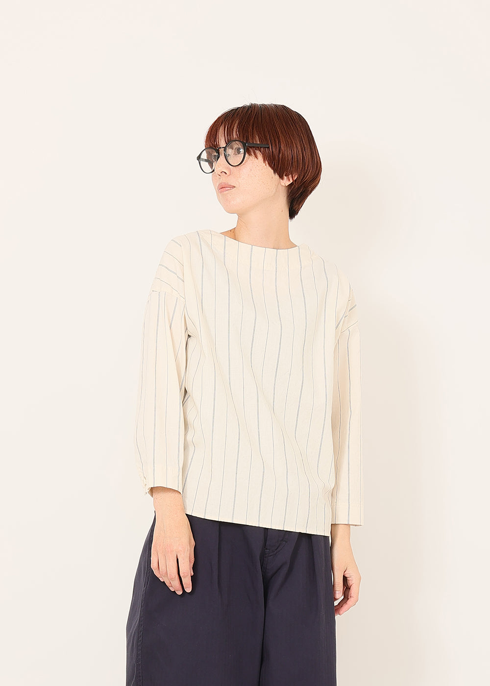 ネイビーストライプ model:164cm