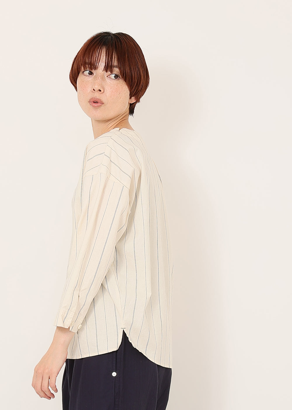 ネイビーストライプ model:164cm