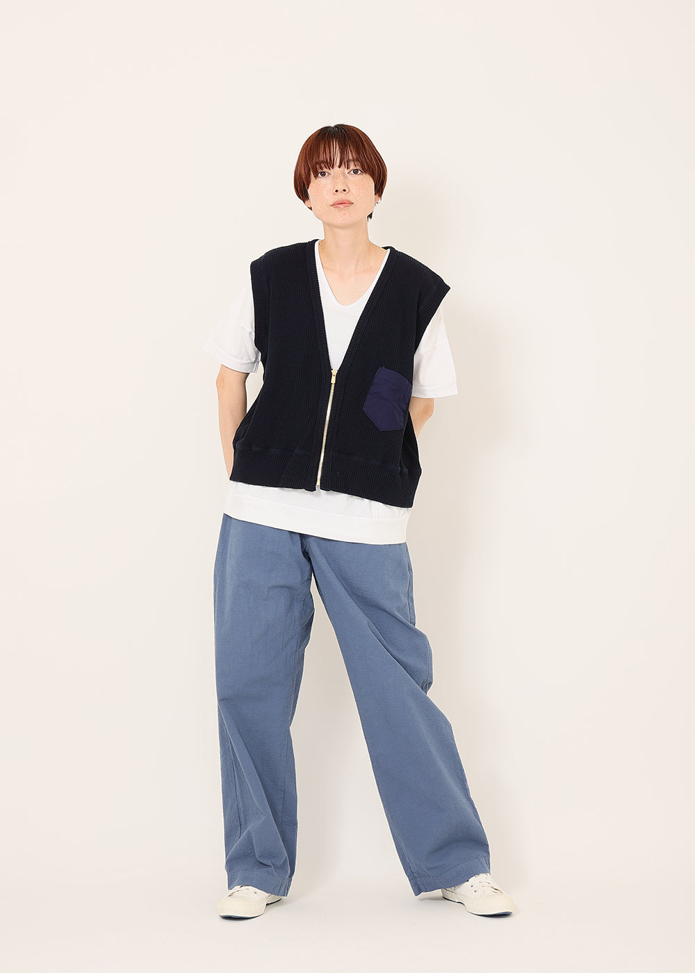 ネイビー model:164cm