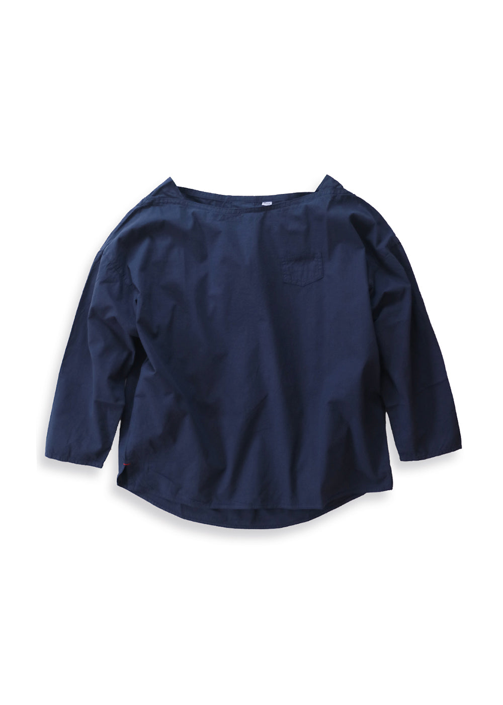 Cotton cloth boat neck P/O