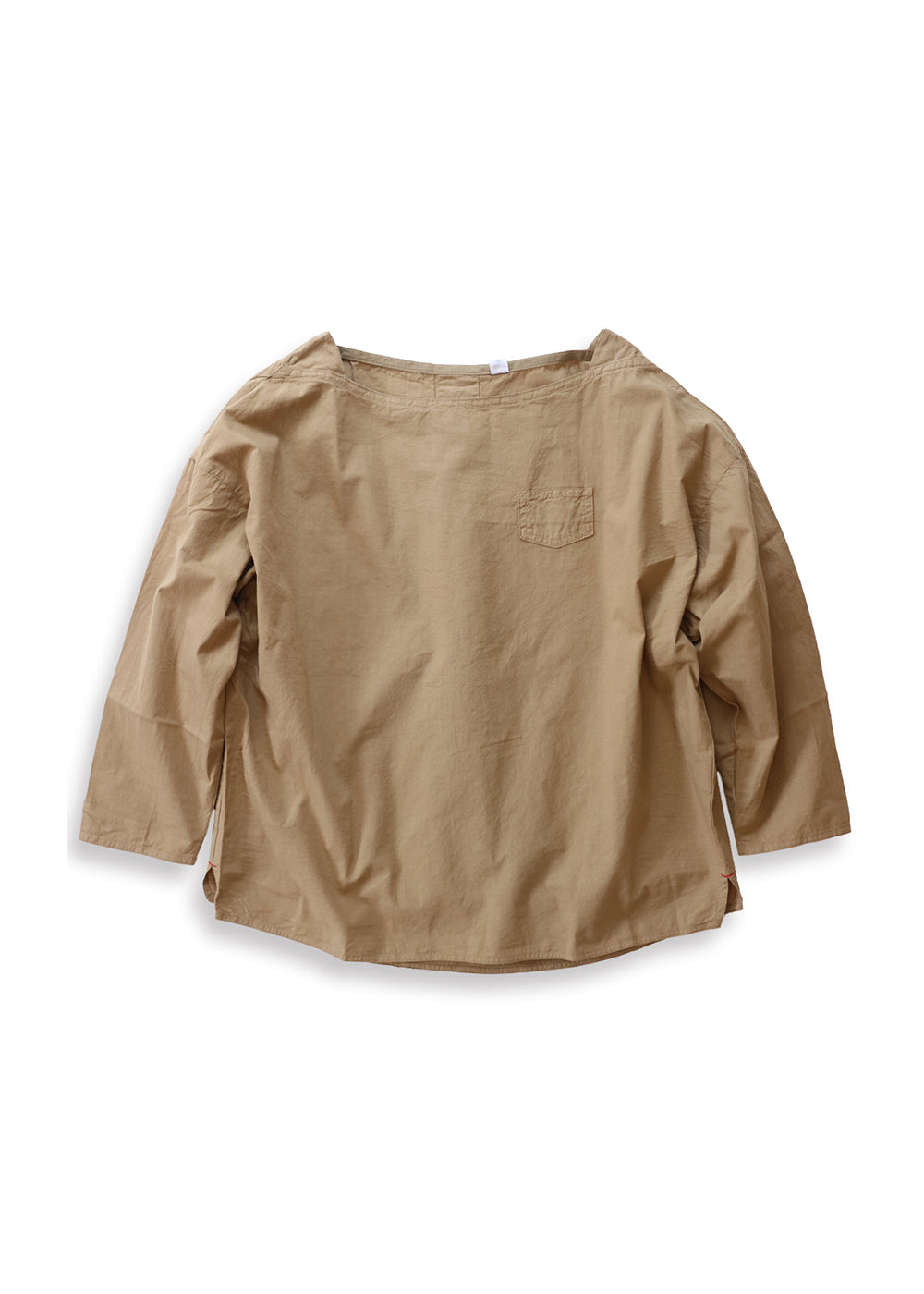 Cotton cloth boat neck P/O