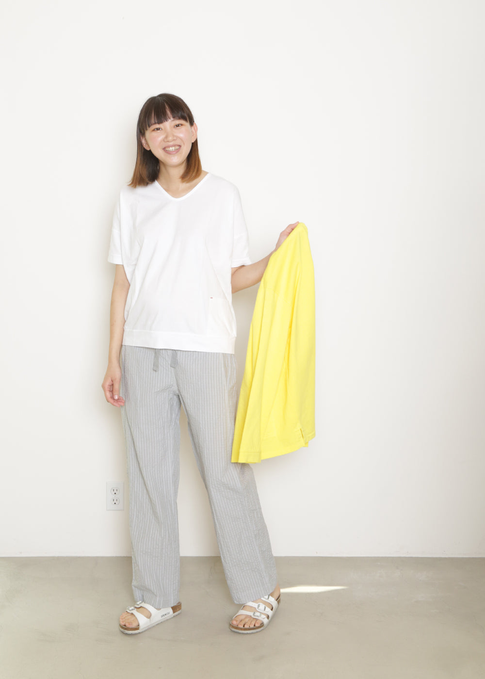 白 model:170cm
