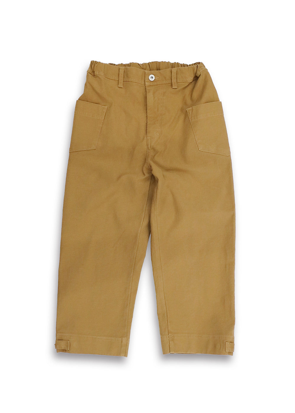 Uneven Satin Stretch 8/10 Pants