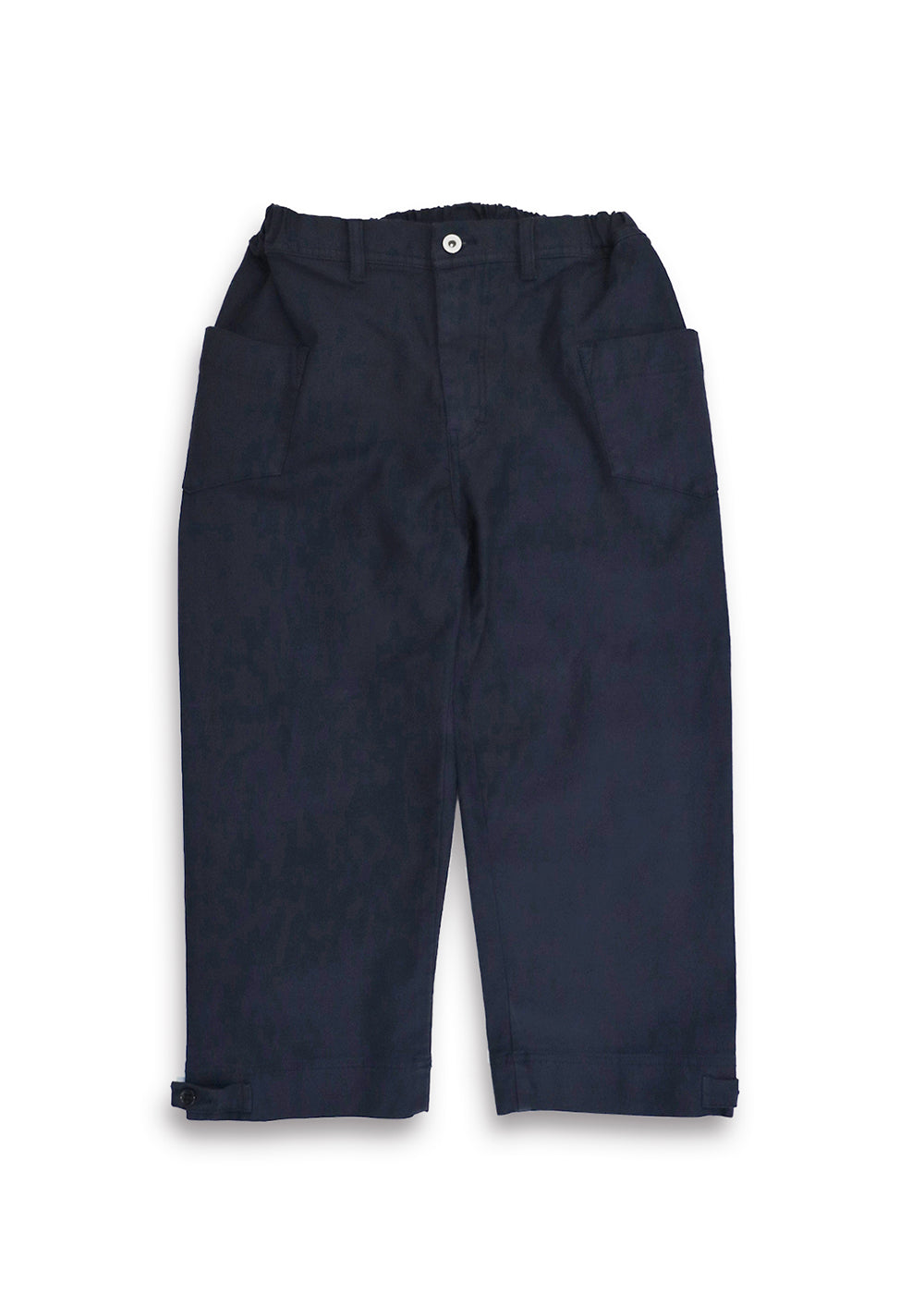 Uneven Satin Stretch 8/10 Pants