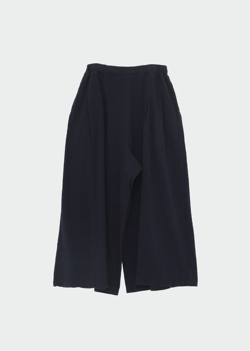 Vintage slub pleated pants