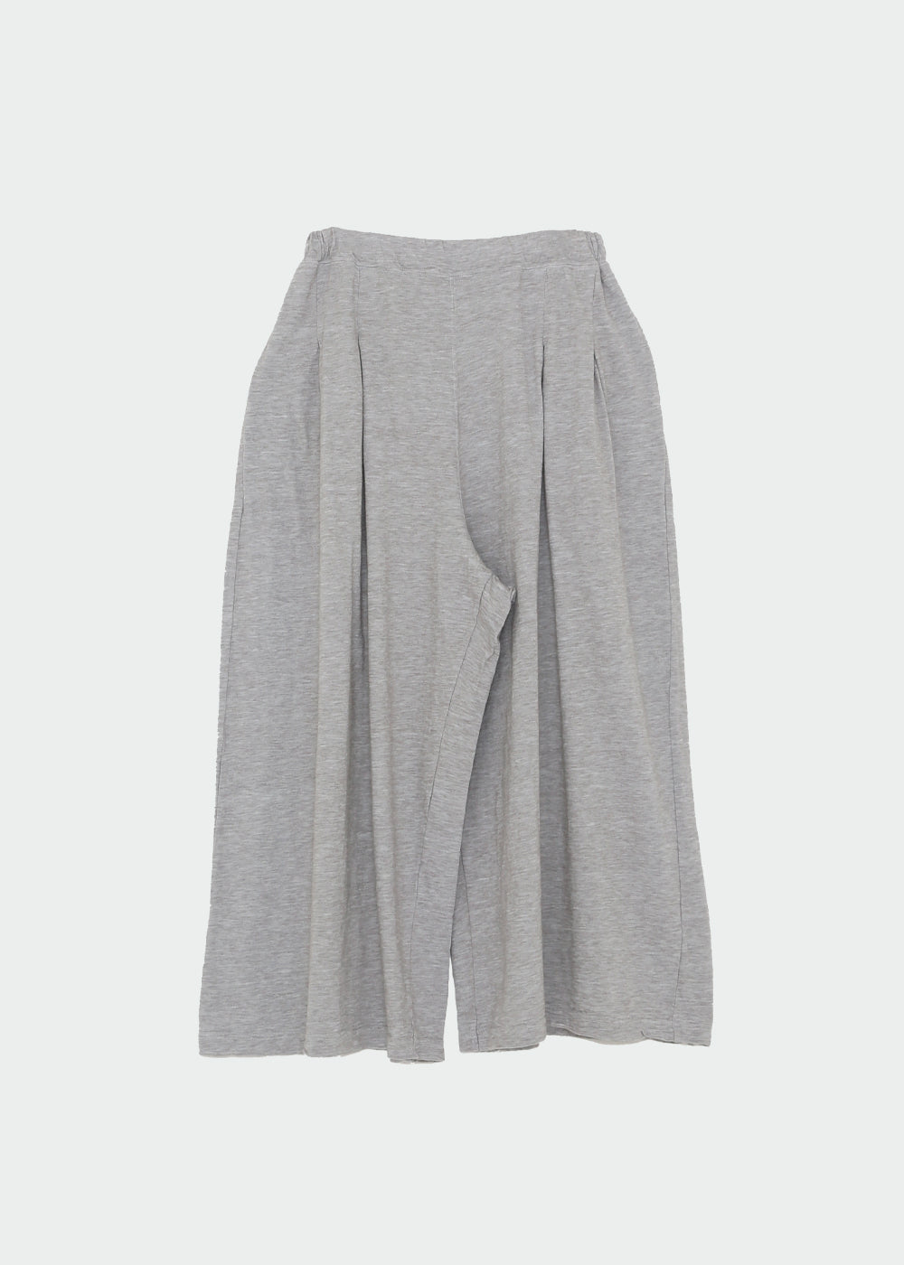 Vintage slub pleated pants