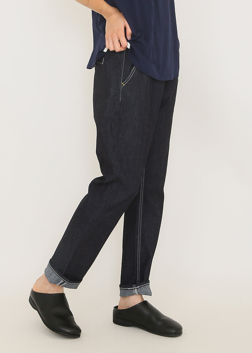 Irregular yarn stretch denim (for spring and summer)