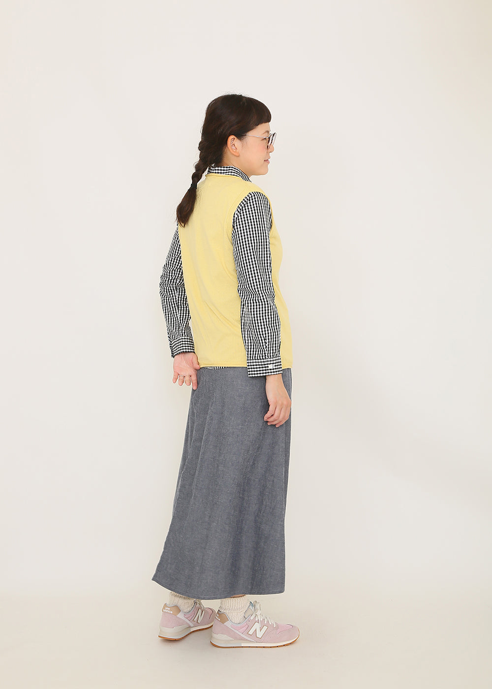 イエロー model:162cm