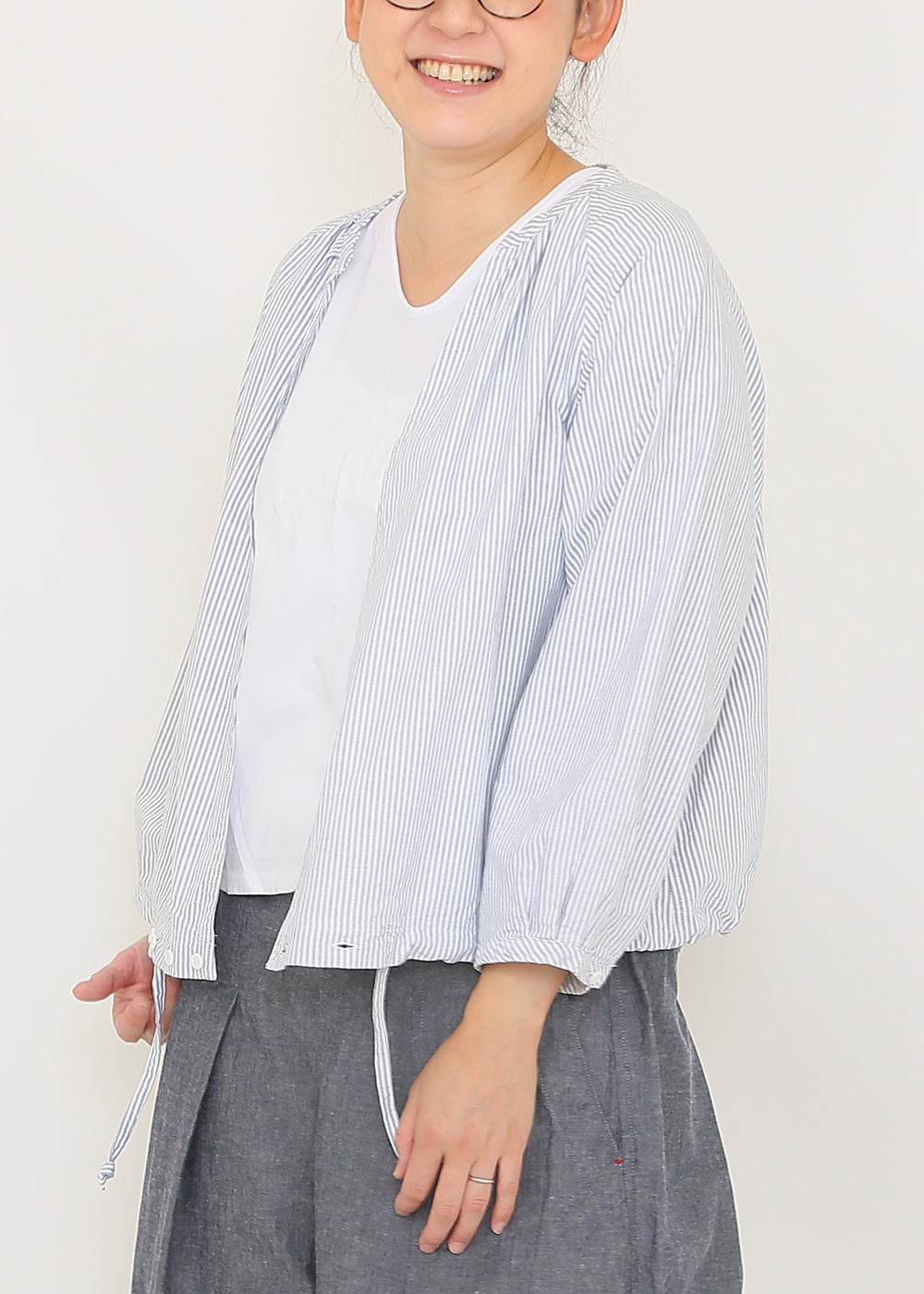 ネイビーストライプ model:162cm