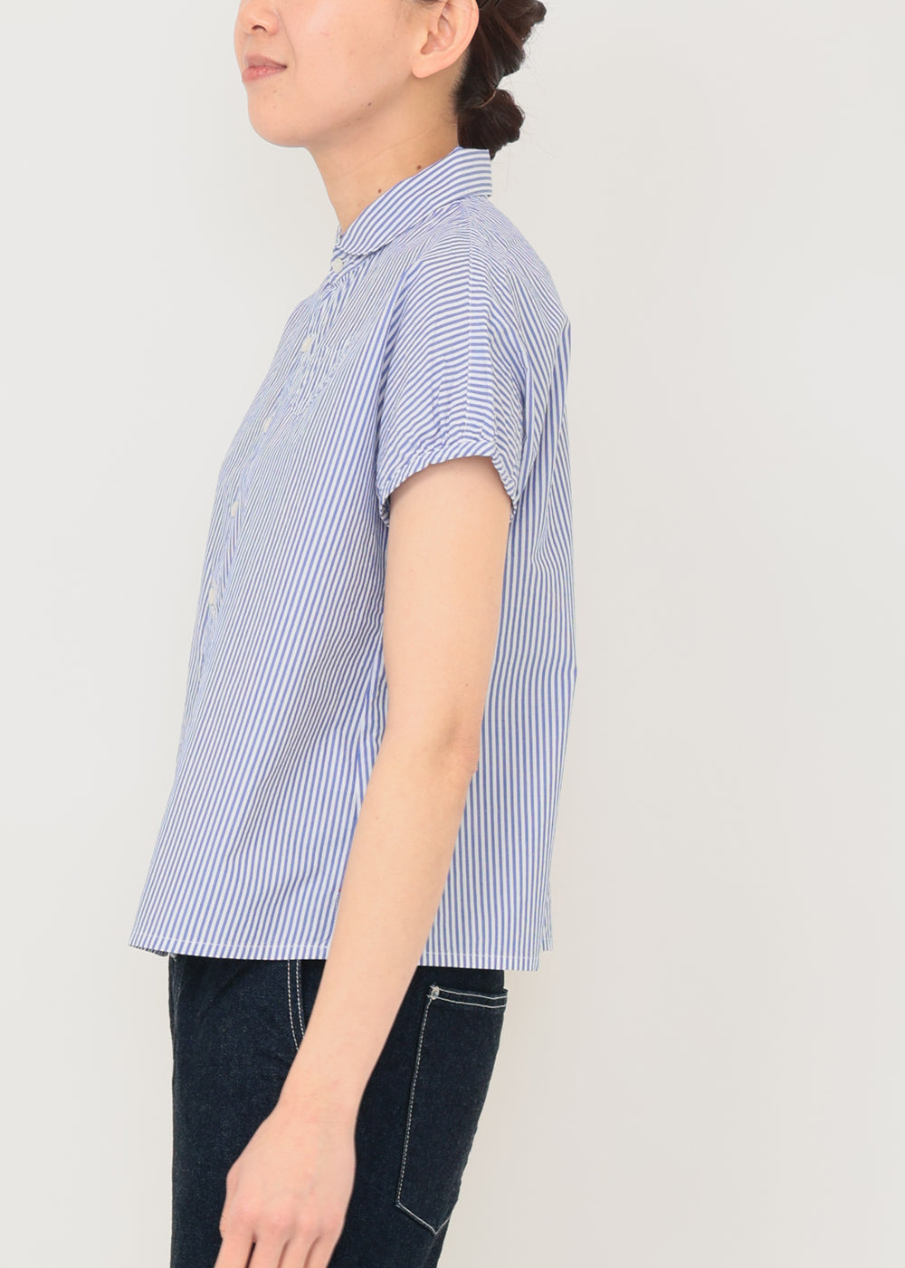 ブルーストライプ model:170cm