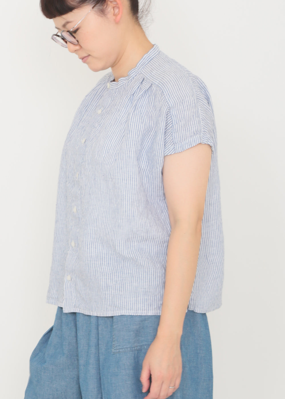 ネイビーストライプ model:162cm