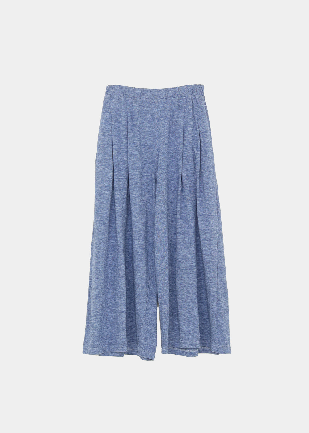 Vintage slub pleated pants