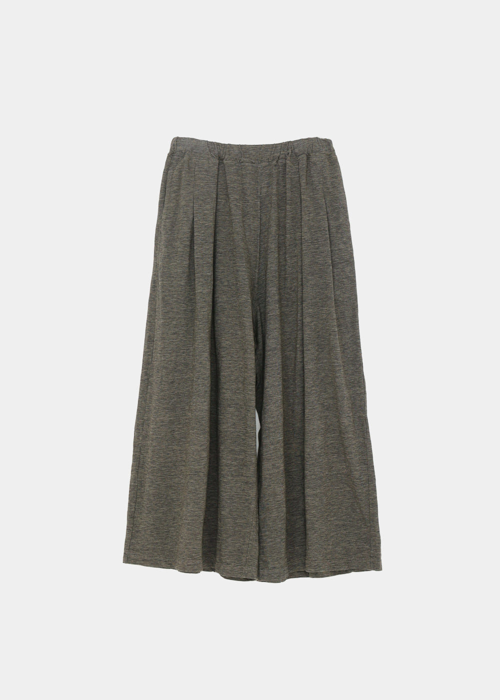Vintage slub pleated pants