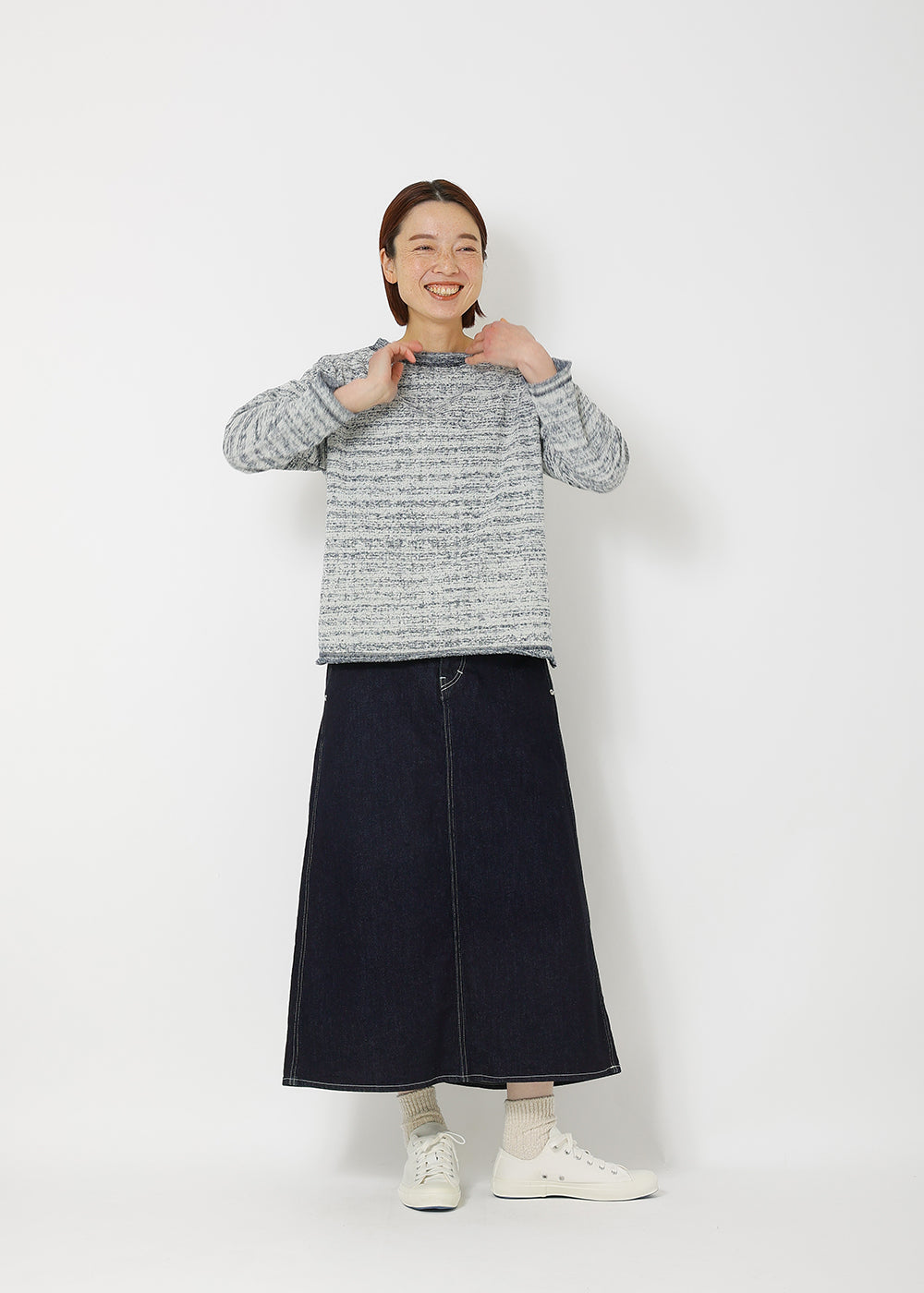 ネイビーMIX model:164cm